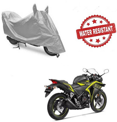 Atulit enterprises Waterproof Two Wheeler Cover for Honda(CBR 250R, Silver)
