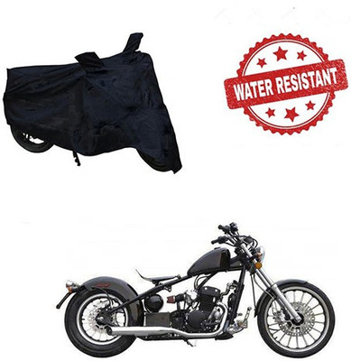Feel heaven Two Wheeler Cover for Harley Davidson(Bobber 350, Black)