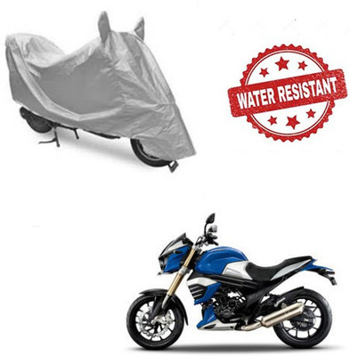 Atulit enterprises Two Wheeler Cover for Mahindra(MOJO XT 300, Silver)