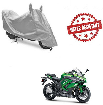 saanvi Two Wheeler Cover for Kawasaki(Ninja 1000, Silver)