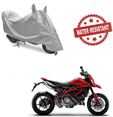 RPSENTTERPR Waterproof Two Wheeler Cover for Ducati(Hyperstrada, Silver)