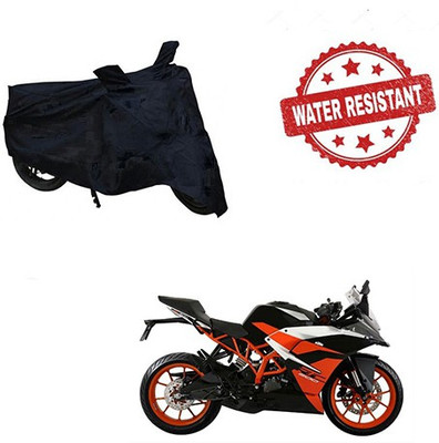 Feel heaven Two Wheeler Cover for KTM(RC 390, Black)