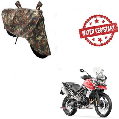 Feel heaven Two Wheeler Cover for Triumph(Tiger 800 XCA, Multicolor)