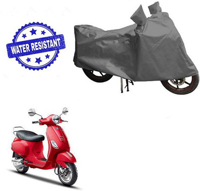 RPSENTTERPR Waterproof Two Wheeler Cover for Piaggio(Vespa VXL, Grey)