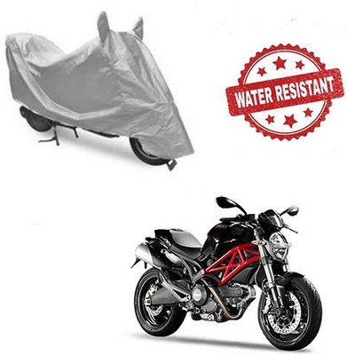 Atulit enterprises Two Wheeler Cover for Ducati(Monster 796 S2R, Silver)