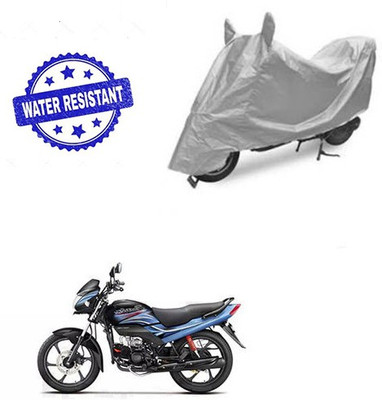 RPSENTTERPR Waterproof Two Wheeler Cover for Hero(Passion Plus, Silver)
