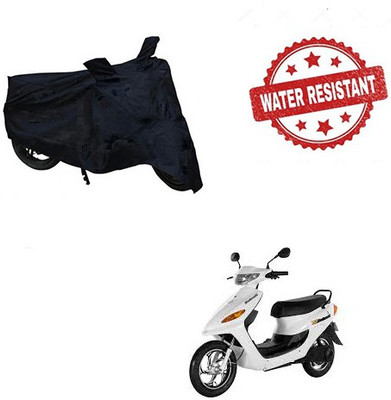 Feel heaven Two Wheeler Cover for Indus(Yo Electron, Black)