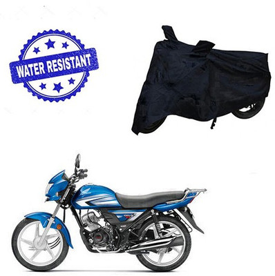 Feel heaven Two Wheeler Cover for Hero(CD 110 Dream, Black)