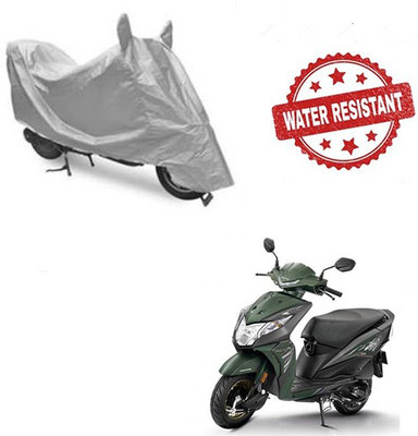 Feel heaven Two Wheeler Cover for Honda(Dio, Silver)