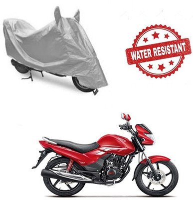 Feel heaven Two Wheeler Cover for Hero(Achiever, Silver)