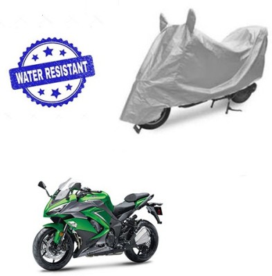 Atulit enterprises Two Wheeler Cover for Kawasaki(Ninja 1000, Silver)