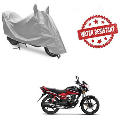 Atulit enterprises Two Wheeler Cover for Honda(CB Shine, Silver)