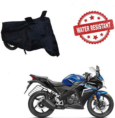 Feel heaven Two Wheeler Cover for Honda(CBR 150R, Black)