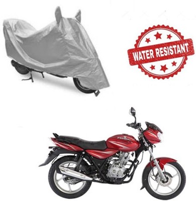 saanvi Two Wheeler Cover for Bajaj(Discover 125 DTS-i, Silver)