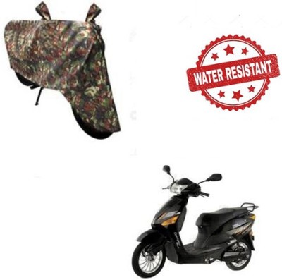 saanvi Two Wheeler Cover for Hero(Electric Zippy, Multicolor)