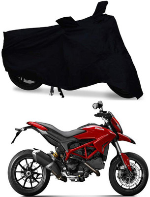 Amozkart Two Wheeler Cover for Ducati(Hypermotard, Black)