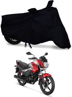 THE REAL ARV Two Wheeler Cover for Hero(Passion Pro i3S, Black)