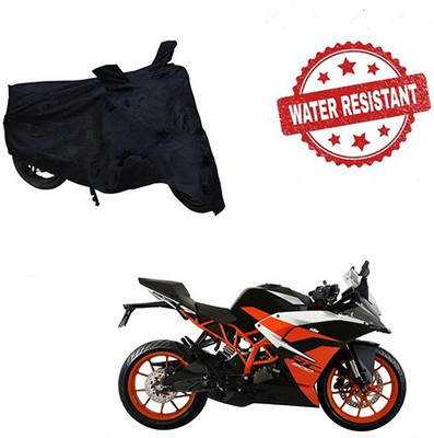Feel heaven Two Wheeler Cover for KTM(RC 200, Black)