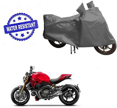 RPSENTTERPR Waterproof Two Wheeler Cover for Ducati(Monster 795, Grey)