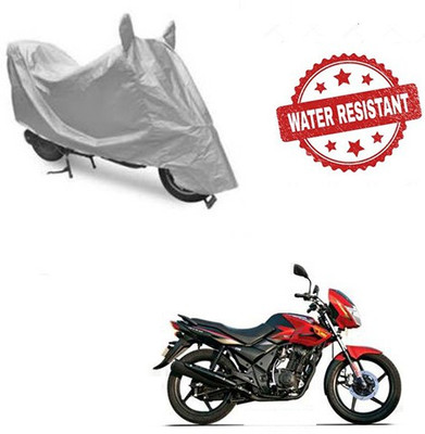 Gavya Two Wheeler Cover for TVS(Flame DS 125, Silver)