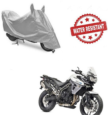 Feel heaven Two Wheeler Cover for Universal For Bike(Silver)