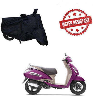 Feel heaven Two Wheeler Cover for TVS(Jupiter, Black)
