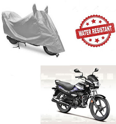 Feel heaven Two Wheeler Cover for Hero(Super Splendor, Silver)
