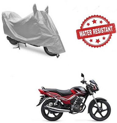 Atulit enterprises Two Wheeler Cover for TVS(Star City, Silver)