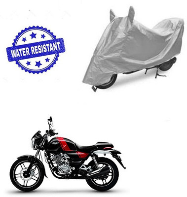 Pecko Two Wheeler Cover for Bajaj(V 150, Silver)