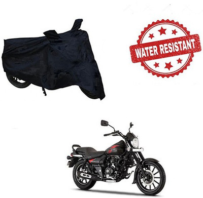 saanvi Two Wheeler Cover for Bajaj(Avenger 220 Street, Black)