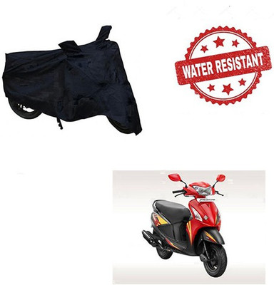 saanvi Two Wheeler Cover for Hero(Pleasure, Black)