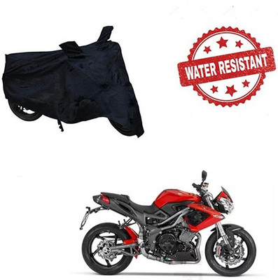 RPSENTTERPR Waterproof Two Wheeler Cover for DSK Benelli(TNT R, Black)
