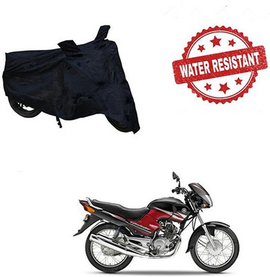 Feel heaven Two Wheeler Cover for Yamaha(Gladiator, Black)