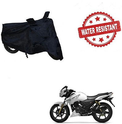 saanvi Two Wheeler Cover for TVS(Apache RTR 180, Black)