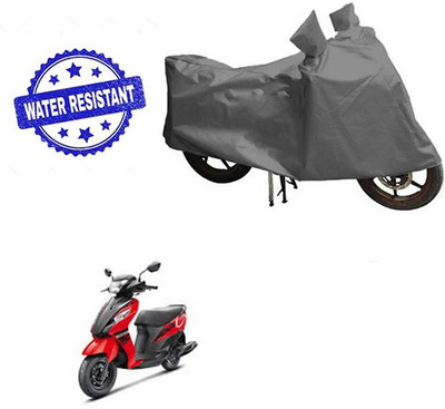 RPSENTTERPR Waterproof Two Wheeler Cover for Suzuki(Let's, Grey)
