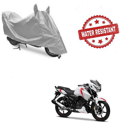 RPSENTTERPR Waterproof Two Wheeler Cover for TVS(Apache, Silver)