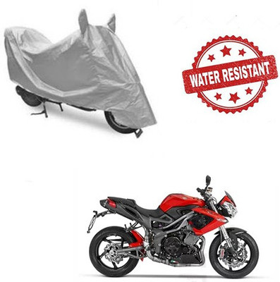 saanvi Two Wheeler Cover for DSK Benelli(TNT R, Silver)
