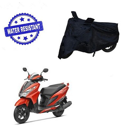 Feel heaven Two Wheeler Cover for Honda(Grazia, Black)