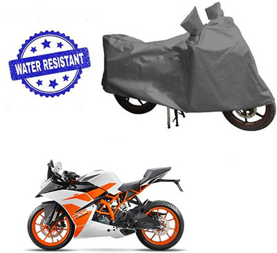 RPSENTTERPR Waterproof Two Wheeler Cover for KTM(Duke 200, Grey)