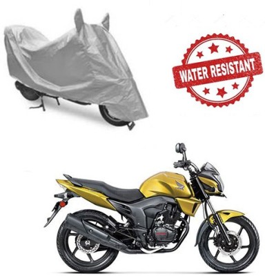 Atulit enterprises Waterproof Two Wheeler Cover for Honda(CB Trigger, Silver)