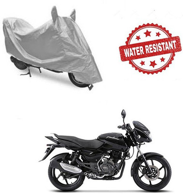 Feel heaven Two Wheeler Cover for Bajaj(Pulsar 150, Silver)