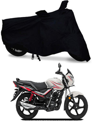 Mdstar Waterproof Two Wheeler Cover for TVS(Star City Plus, Black)