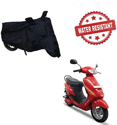 saanvi Two Wheeler Cover for Hero(E Sprint, Black)