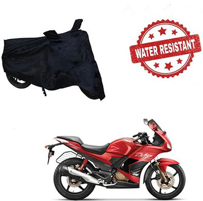 saanvi Two Wheeler Cover for Hero(Karizma ZMR, Black)