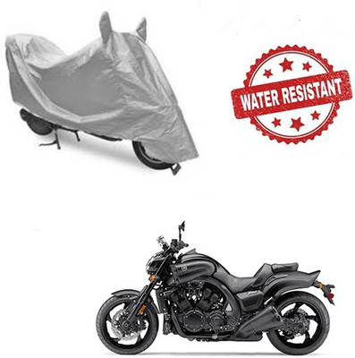 Atulit enterprises Two Wheeler Cover for Yamaha(VMAX, Silver)