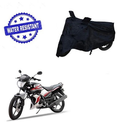 Pecko Two Wheeler Cover for Yamaha(SS 125, Black)