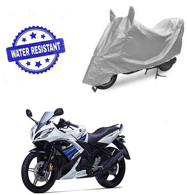 Atulit enterprises Two Wheeler Cover for Yamaha(YZF R15 S, Silver)