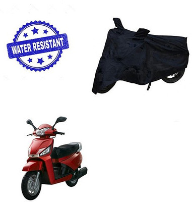 Feel heaven Two Wheeler Cover for Mahindra(Gusto, Black)