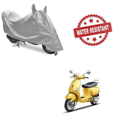 Atulit enterprises Two Wheeler Cover for Piaggio(Vespa SXL, Silver)