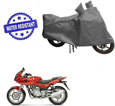 RPSENTTERPR Waterproof Two Wheeler Cover for Bajaj(Pulsar 220 DTS-i, Grey)